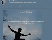 Tablet Screenshot of leveninbeweging.nl
